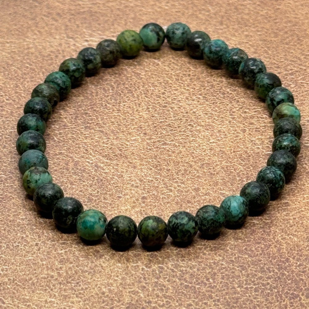 African Turquoise beaded bracelet